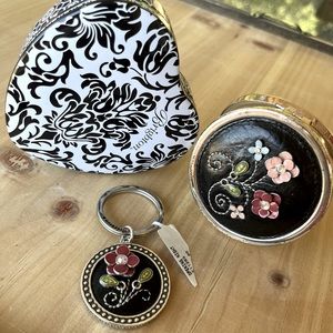Brighton Key Chain and Compact Mirror